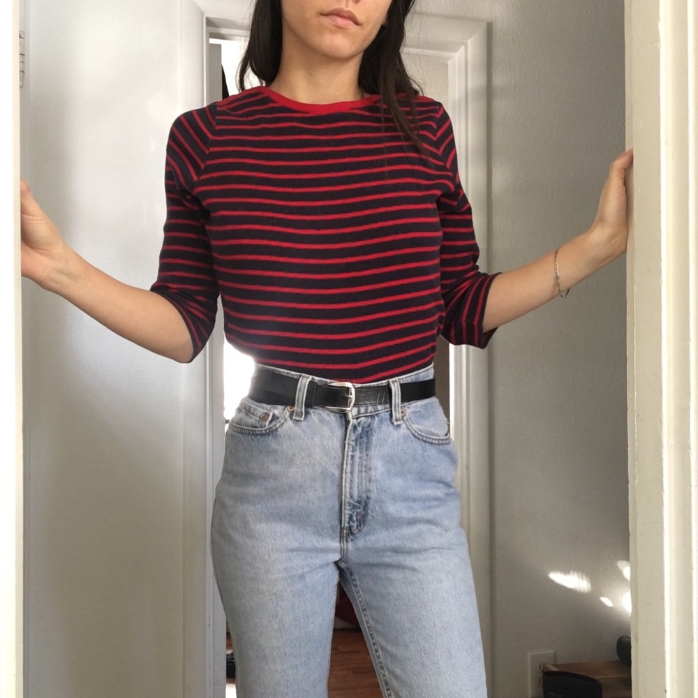 Liz Claiborne Striped Top